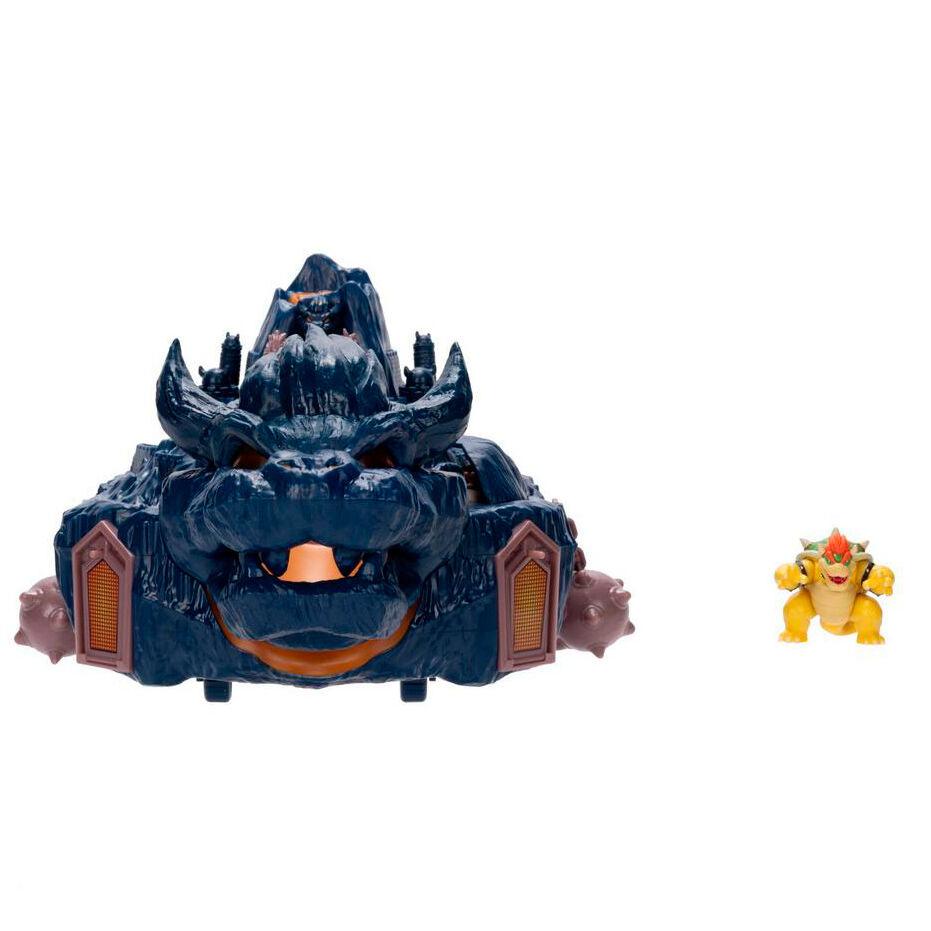 The Super Mario Bros. Movie Bowser's Island Castle Playset - Jakks Pacific - Ginga Toys