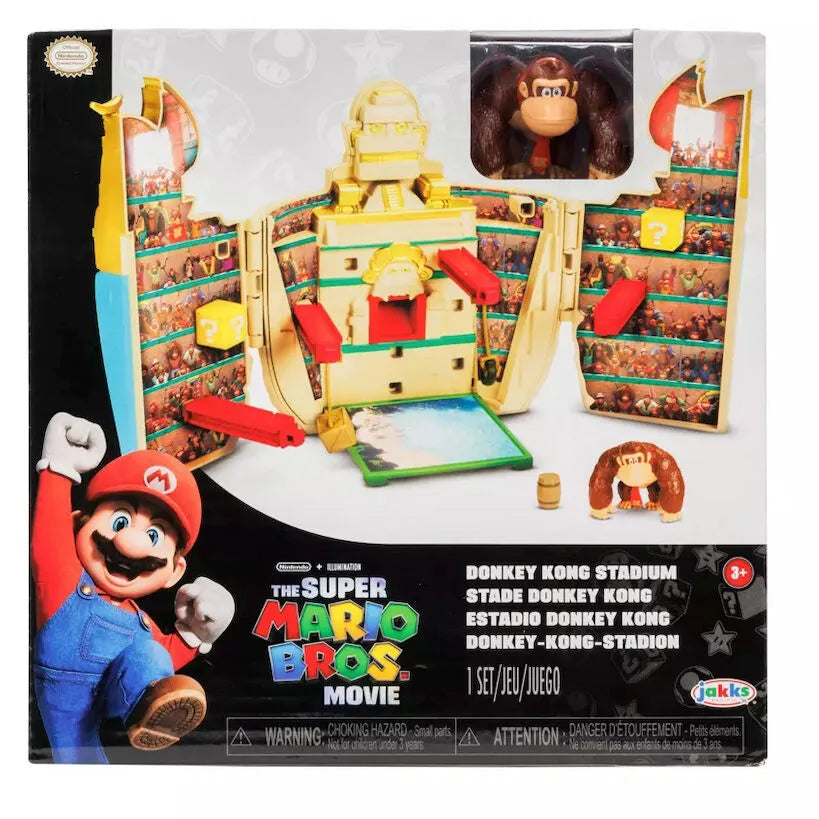 The Super Mario Bros. Movie Donkey Kong Stadium Playset - Ginga Toys