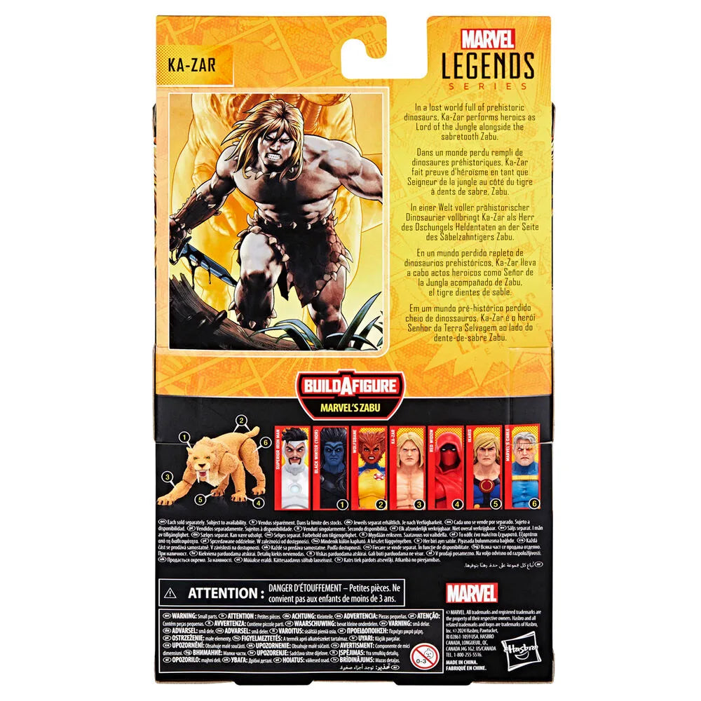 The Uncanny X-Men Marvel Legends Ka-Zar Action Figure (Marvel's Zabu BAF) - Ginga Toys