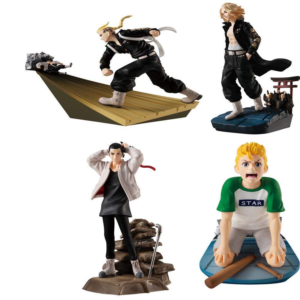 Tokyo Revengers Petitrama Series Toman Heroic Scenes Boxed Set of 4 Figures - Ginga Toys