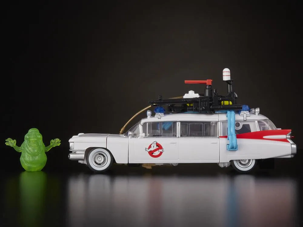 Transformers Collaborative Ghostbusters x Transformers Ectotron Ecto-1 Figure - Ginga Toys