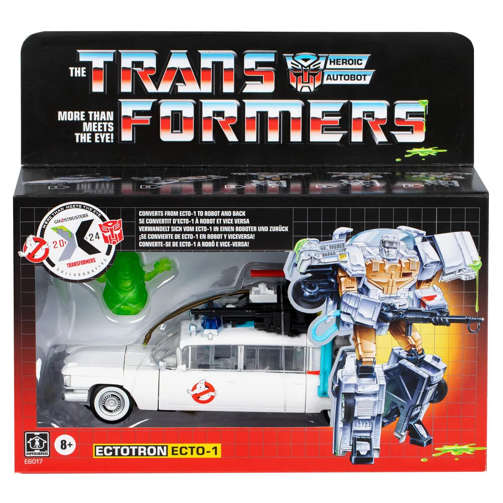 Transformers Collaborative Ghostbusters x Transformers Ectotron Ecto-1 Figure - Ginga Toys