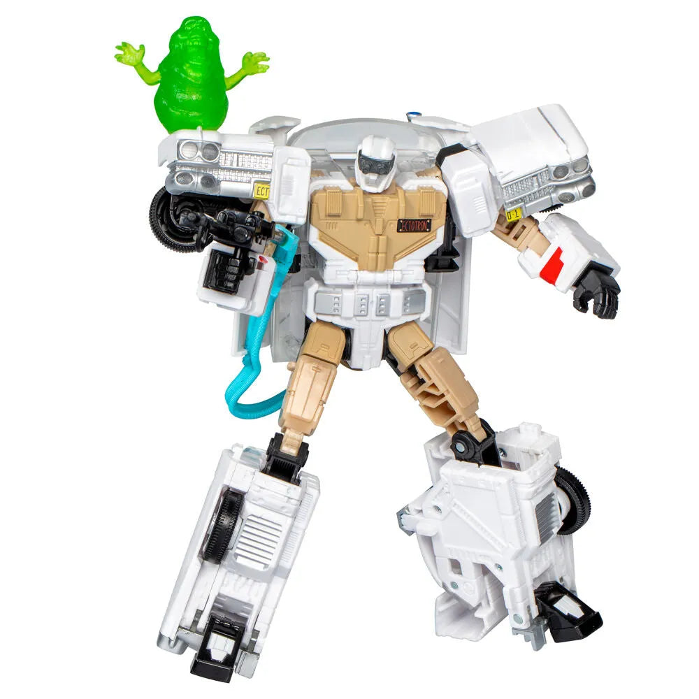 Transformers Collaborative Ghostbusters x Transformers Ectotron Ecto-1 Figure - Ginga Toys