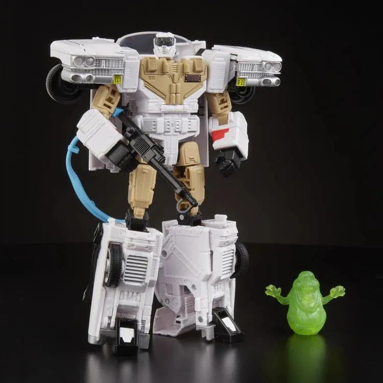 Transformers Collaborative Ghostbusters x Transformers Ectotron Ecto-1 Figure - Ginga Toys