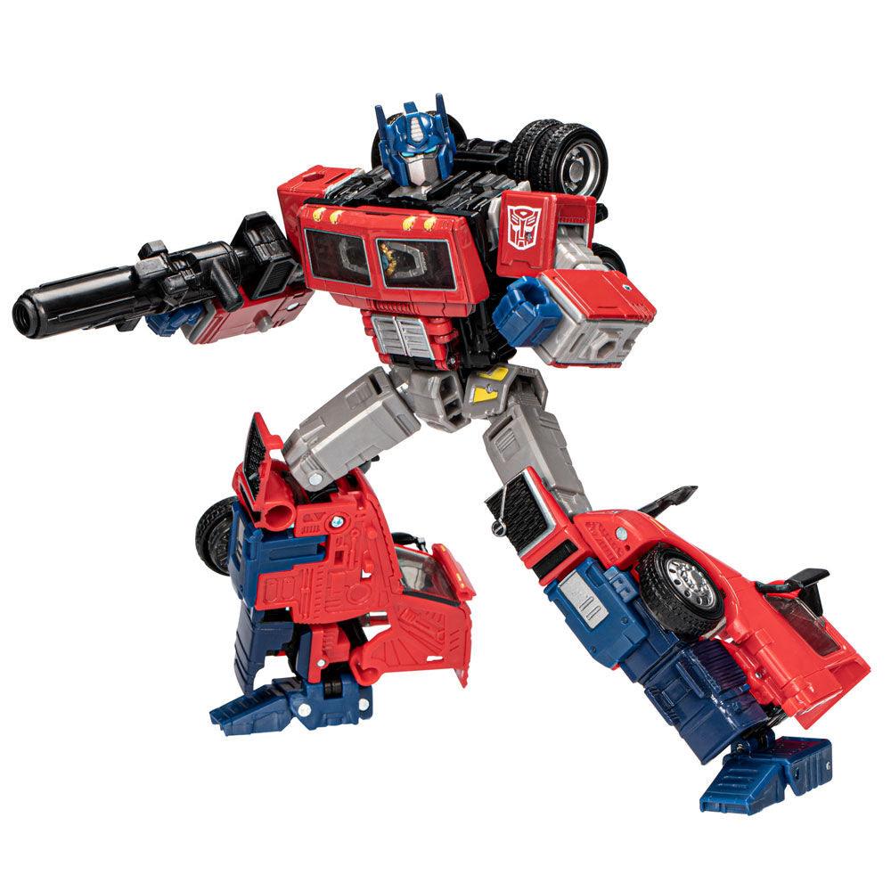 Transformers Generations Leader Optimus Prime Action Figure (Volvo VNR 300) - Hasbro - Ginga Toys