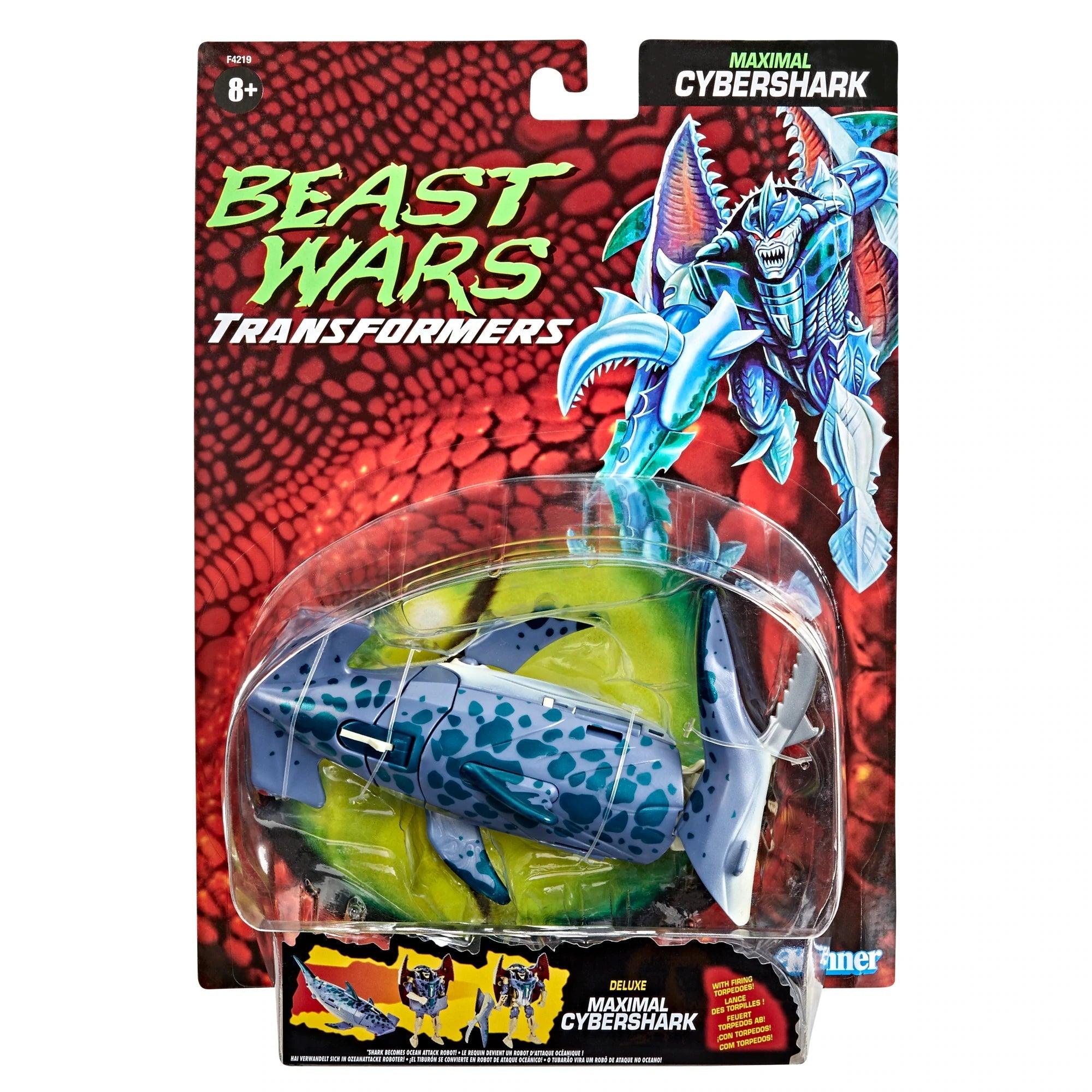 Transformers Vintage Beast Wars Maximal Cybershark Action Figure - Hasbro - Ginga Toys