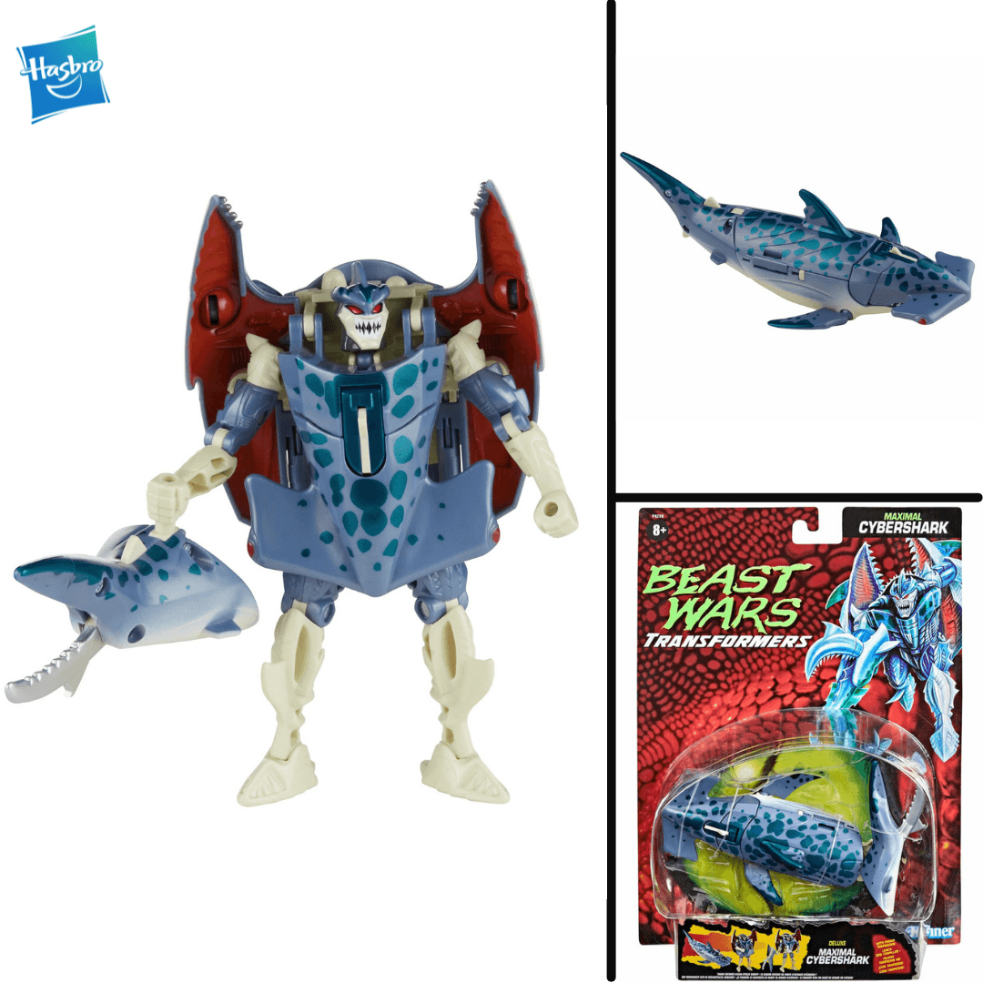 Transformers Vintage Beast Wars Maximal Cybershark Action Figure - Hasbro - Ginga Toys