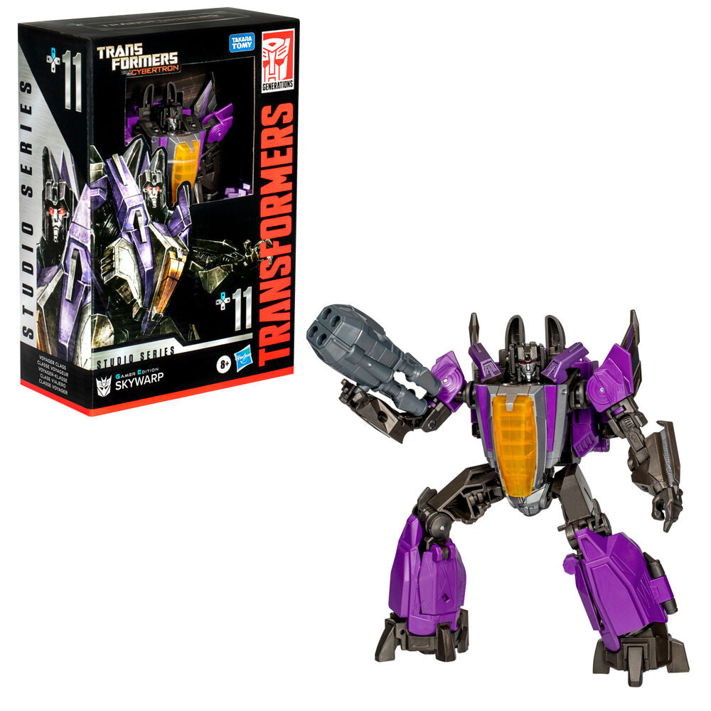 Transformers: War for Cybertron Studio Series Gamer Edition 11 Voyager Class Skywarp Action Figure - Ginga Toys