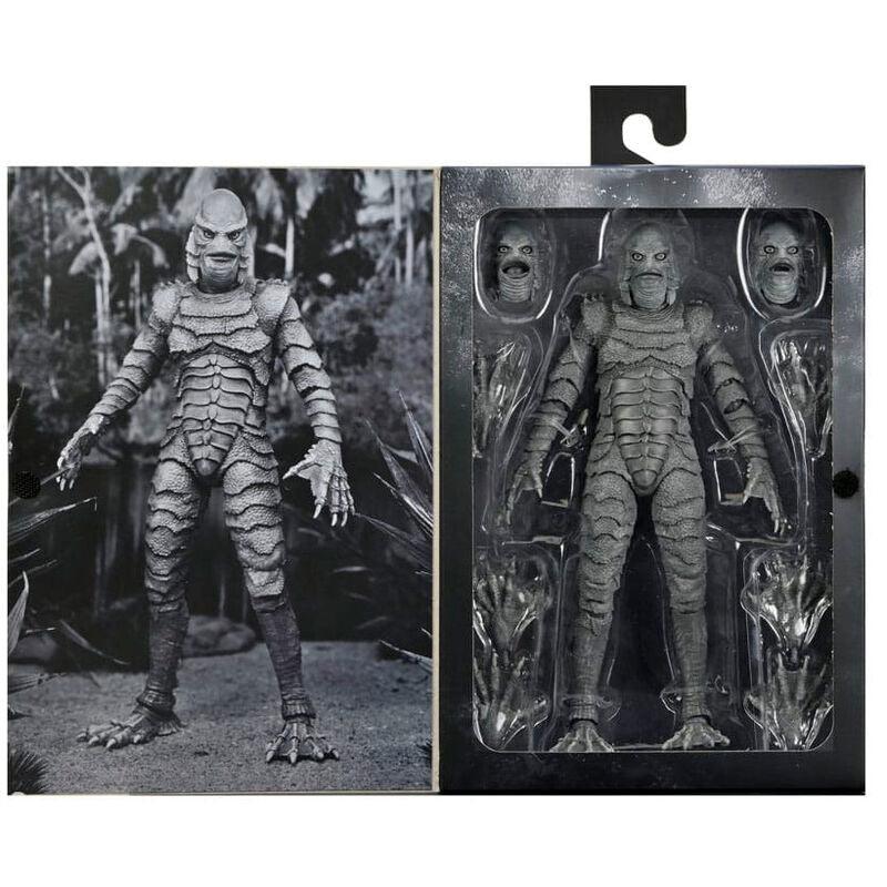 Universal Monsters Ultimate Creature from the Black Lagoon Figure (Black & White) - Ginga Toys