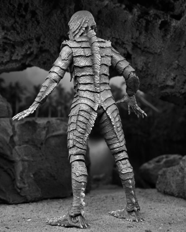 Universal Monsters Ultimate Creature from the Black Lagoon Figure (Black & White) - Ginga Toys