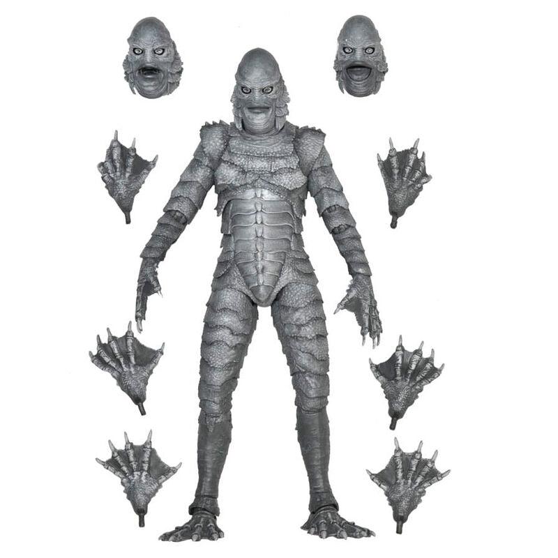 Universal Monsters Ultimate Creature from the Black Lagoon Figure (Black & White) - Ginga Toys