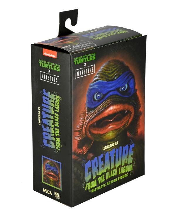 Universal Monsters x Teenage Mutant Ninja Turtles Ultimate Leonardo as The Creature Figure - Ginga Toys