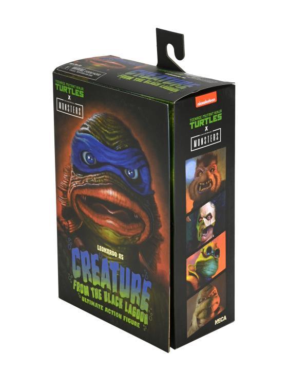 Universal Monsters x Teenage Mutant Ninja Turtles Ultimate Leonardo as The Creature Figure - Ginga Toys