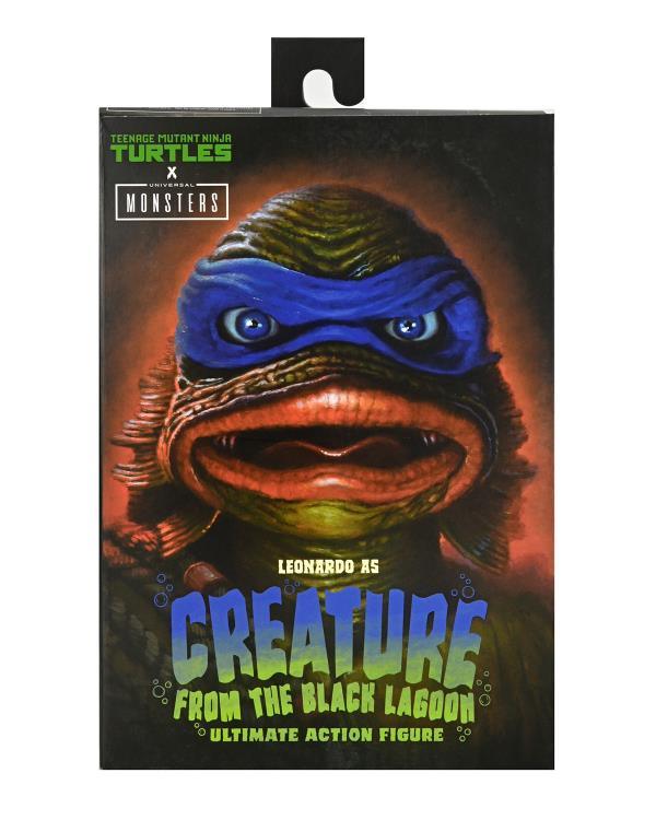 Universal Monsters x Teenage Mutant Ninja Turtles Ultimate Leonardo as The Creature Figure - Ginga Toys