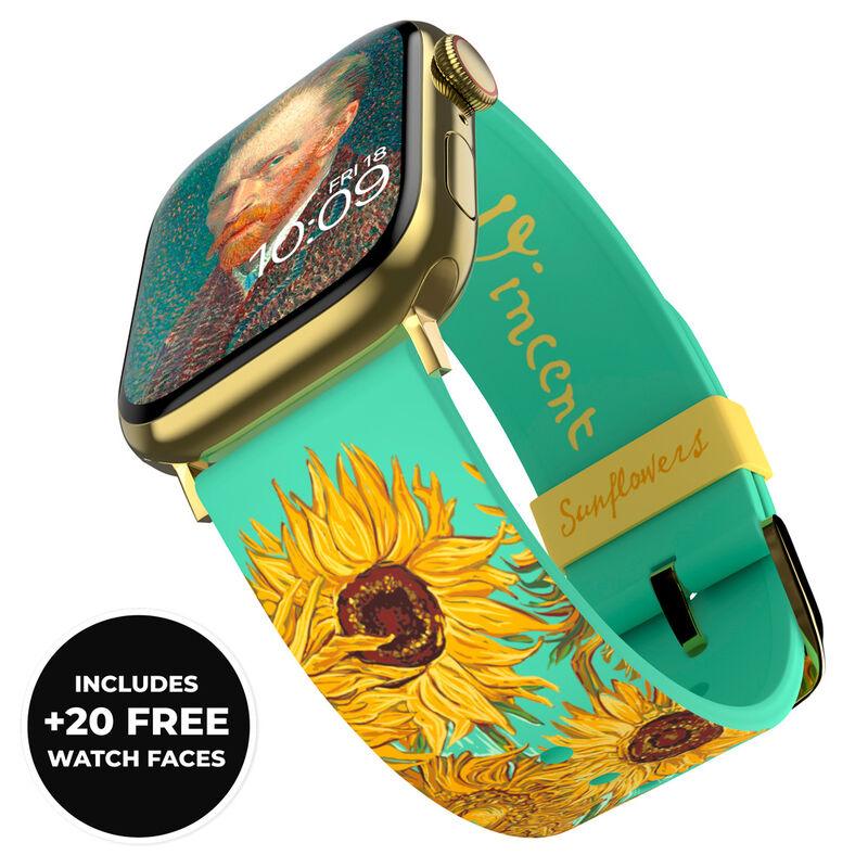 Van Gogh - Sunflowers Smartwatch Band strap + face designs - Mobyfox - Ginga Toys