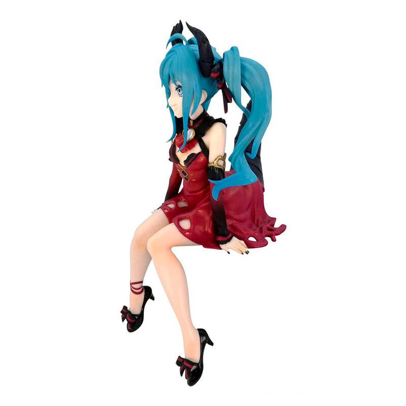 Vocaloid Hatsune Miku (Villain Color Red Variation Ver.) Noodle Stopper Figure - Furyu - Ginga Toys