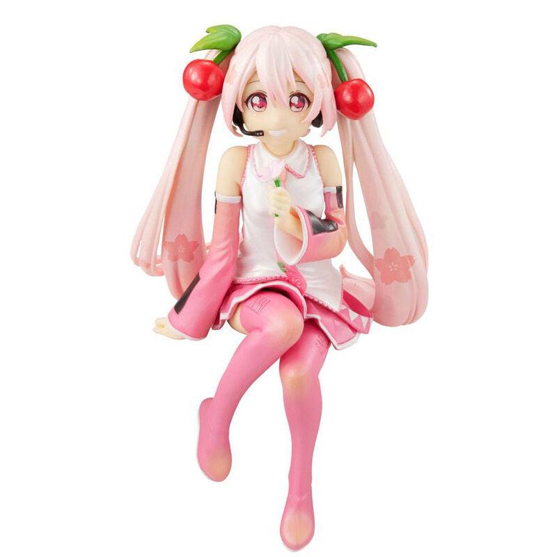 Vocaloid Sakura Miku (2022 Pearl Color) Noodle Stopper Figure - Furyu - Ginga Toys