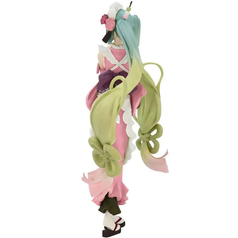 Vocaloid SweetSweets Series Hatsune Miku (Matcha Green Tea Parfait Cherry Blossom Ver.) Exceed Creative Figure - Ginga Toys