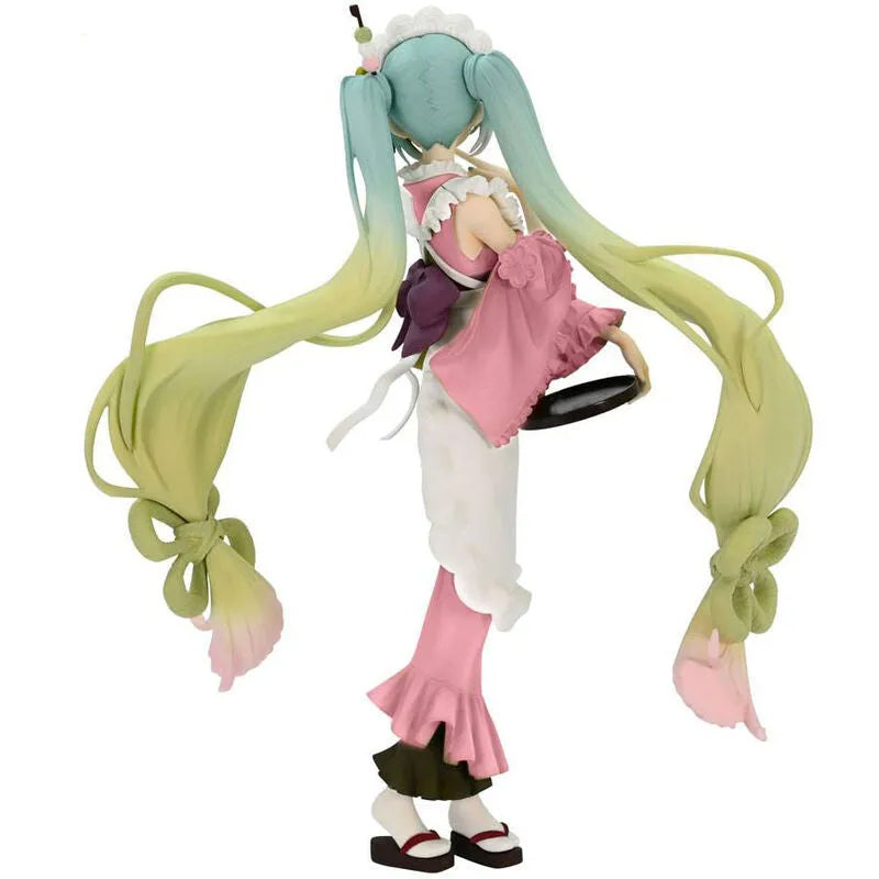 Vocaloid SweetSweets Series Hatsune Miku (Matcha Green Tea Parfait Cherry Blossom Ver.) Exceed Creative Figure - Ginga Toys