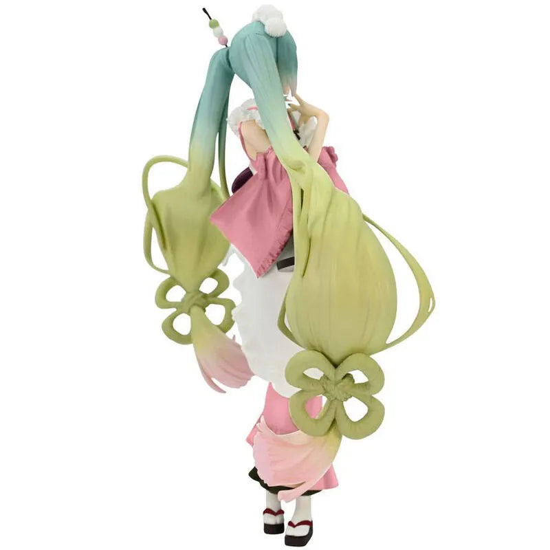 Vocaloid SweetSweets Series Hatsune Miku (Matcha Green Tea Parfait Cherry Blossom Ver.) Exceed Creative Figure - Ginga Toys