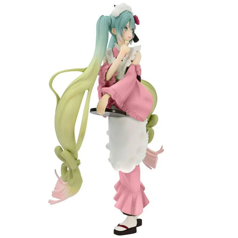 Vocaloid SweetSweets Series Hatsune Miku (Matcha Green Tea Parfait Cherry Blossom Ver.) Exceed Creative Figure - Ginga Toys