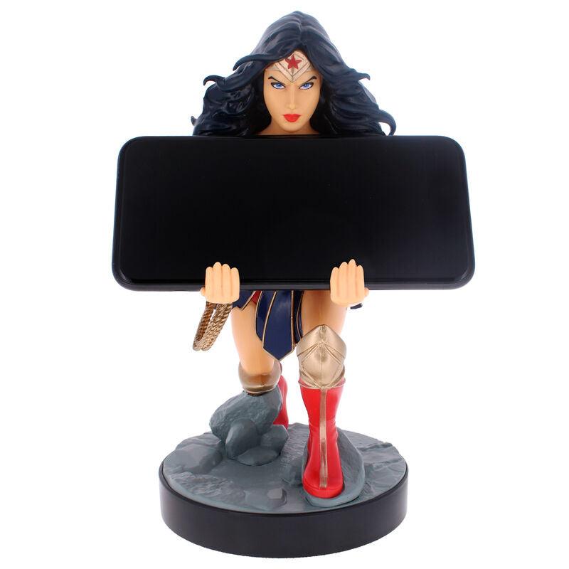 Warner Bros: Wonder Woman Cable Guys Original Controller and Phone Holder - Exquisite Gaming - Ginga Toys