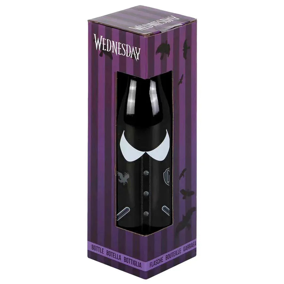 Wednesday Addams Black Bottle Wednesday Varsity - Ginga Toys