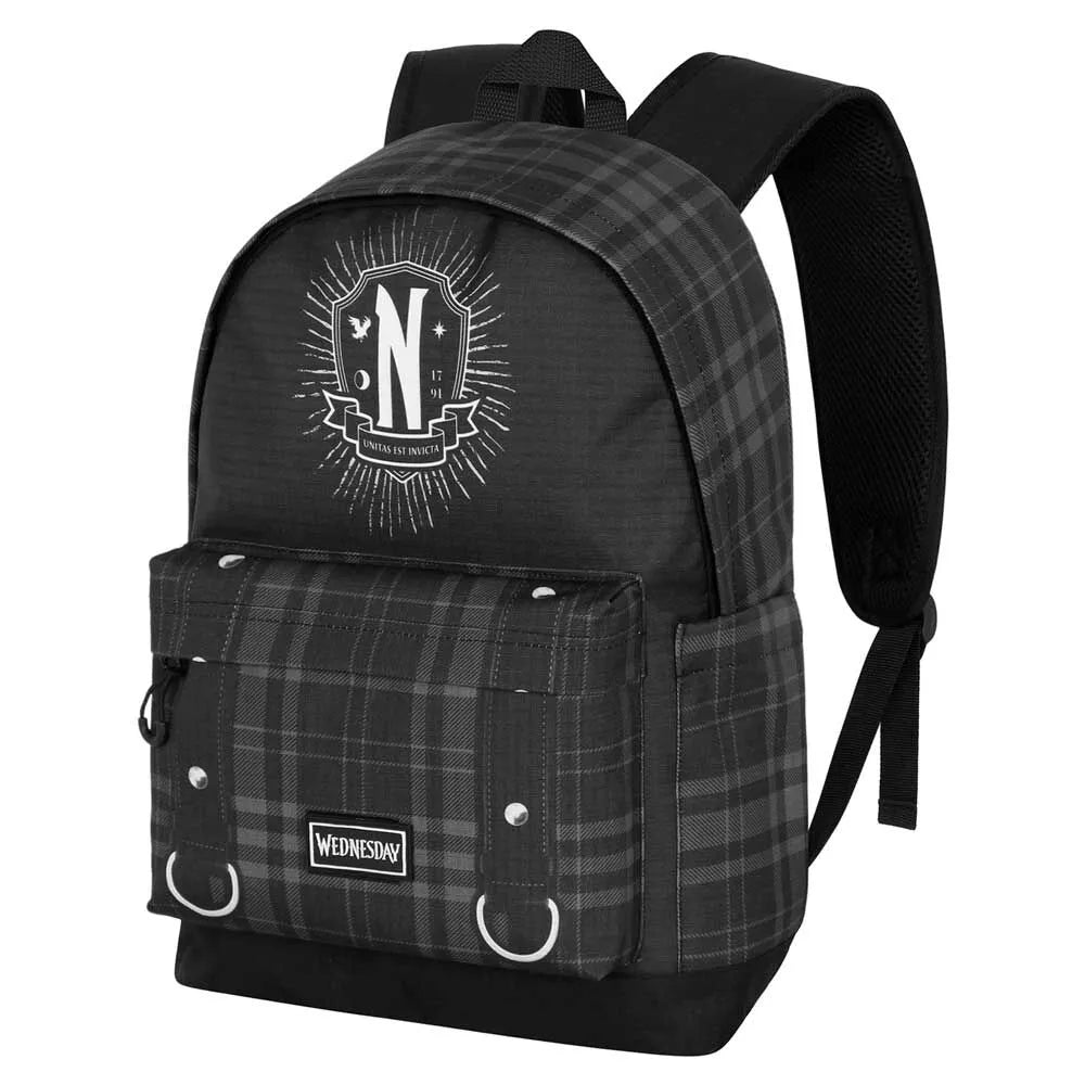 Wednesday Black PLUS HS Backpack Wednesday Chains - Ginga Toys