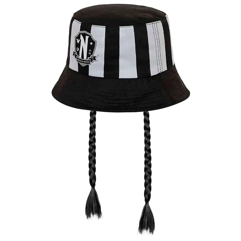 Wednesday Braid Children's Black Bucket hat - Ginga Toys