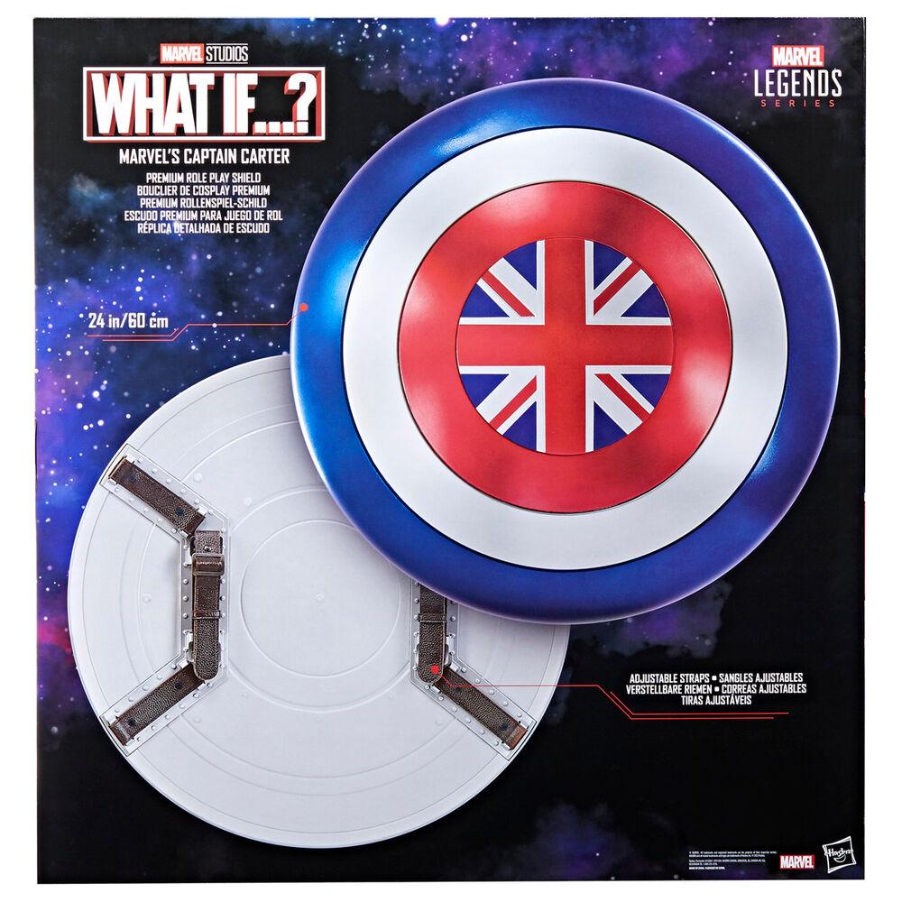 What If...? Marvel Legends Captain Carter Premium Role Play Shield Replica - Hasbro - Ginga Toys