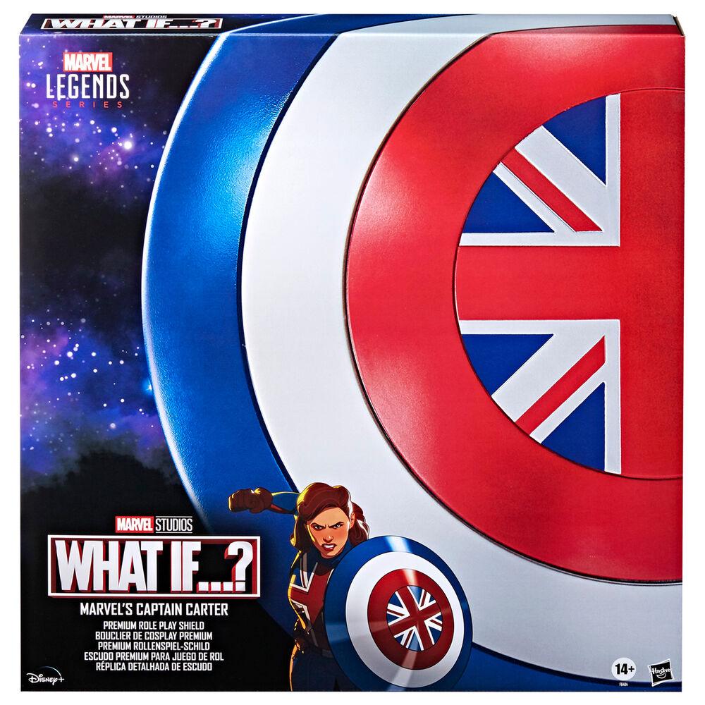 What If...? Marvel Legends Captain Carter Premium Role Play Shield Replica - Hasbro - Ginga Toys