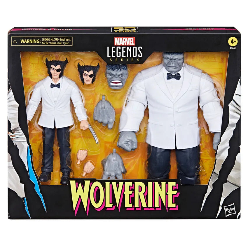 Wolverine 50th Anniversary Marvel Legends Wolverine (Patch) and Joe Fixit Two-Pack - Ginga Toys