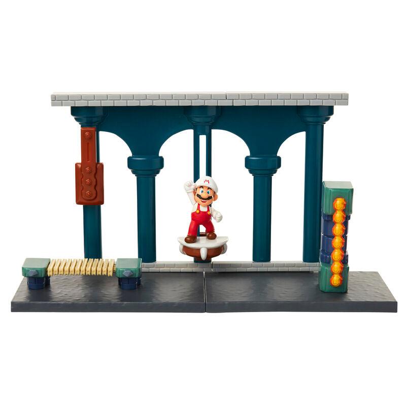 World of Nintendo 2.5" Super Mario Lava Castle Playset Figure - Jakks Pacific - Ginga Toys