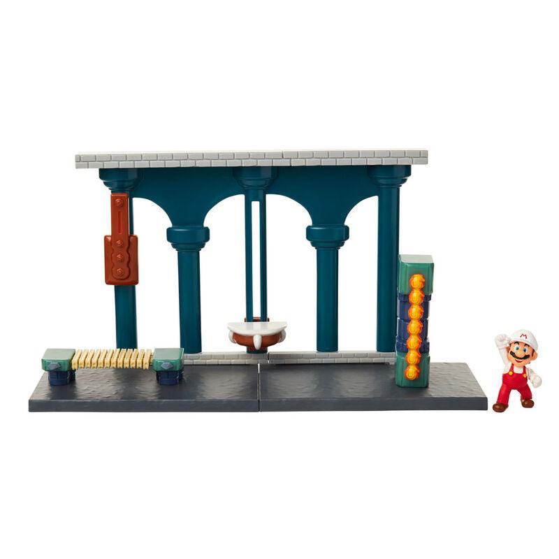 World of Nintendo 2.5" Super Mario Lava Castle Playset Figure - Jakks Pacific - Ginga Toys