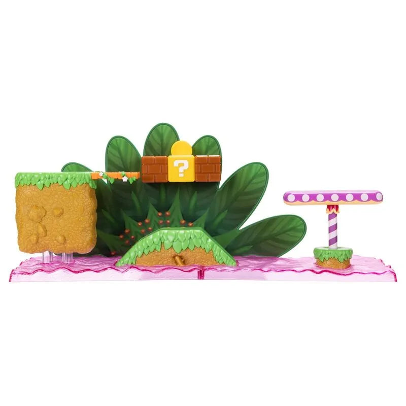 World of Nintendo 2.5" Super Mario World Soda Jungle Playset - Ginga Toys