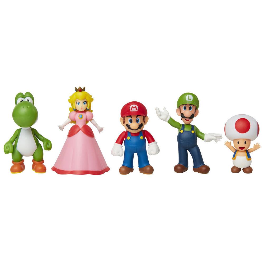 World of Nintendo Super Mario 2.50" 5-Pack Figures - Jakks Pacific - Ginga Toys