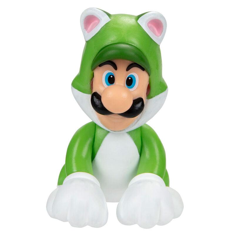 World of Nintendo Super Mario 2.50" Cat Luigi Figure - Jakks Pacific - Ginga Toys