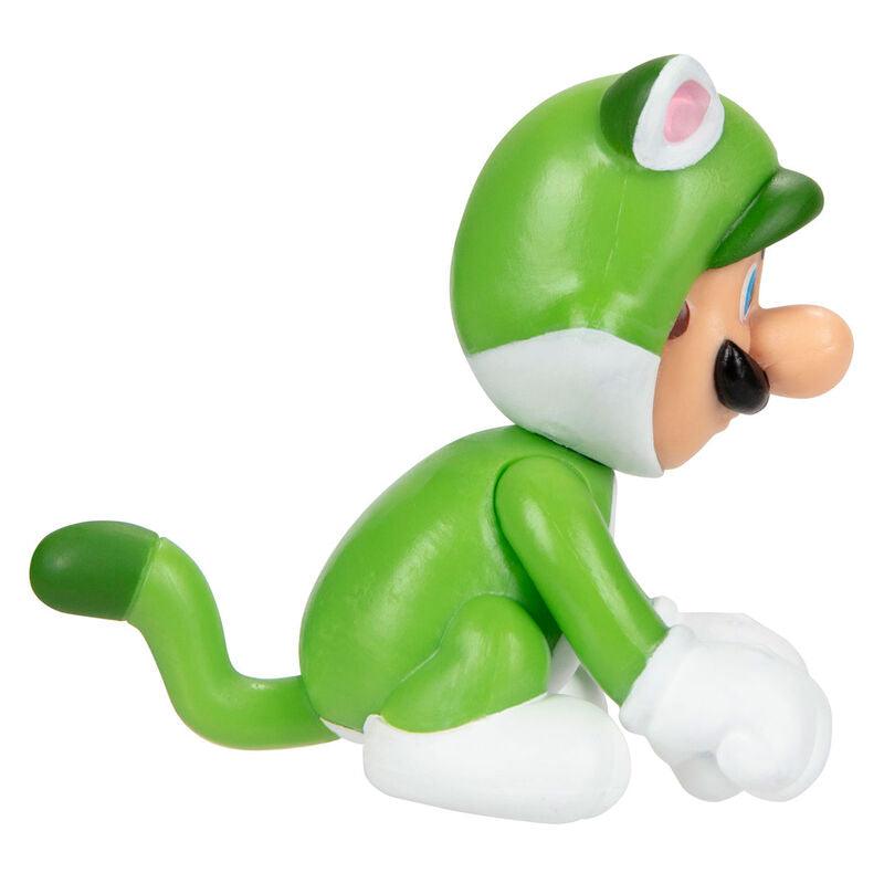 World of Nintendo Super Mario 2.50" Cat Luigi Figure - Jakks Pacific - Ginga Toys