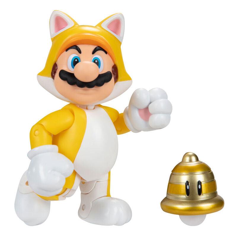 World of Nintendo Super Mario 4" Cat Mario Figure - Jakks Pacific - Ginga Toys