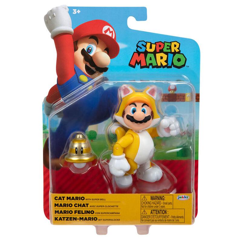 World of Nintendo Super Mario 4" Cat Mario Figure - Jakks Pacific - Ginga Toys