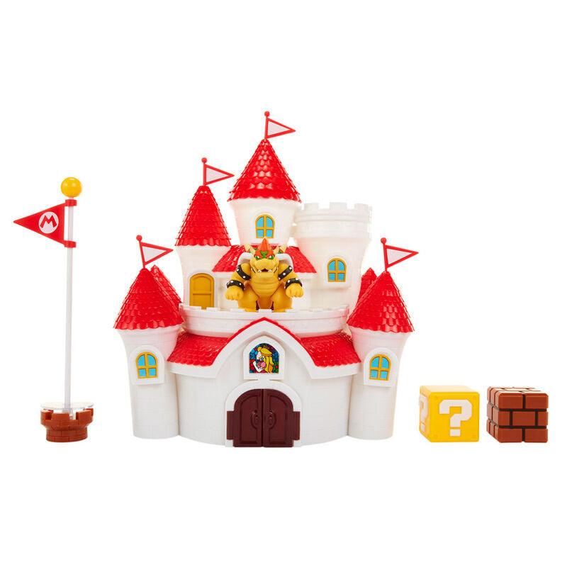 World of Nintendo Super Mario Deluxe Mushroom Kingdom Castle Playset - Jakks Pacific - Ginga Toys